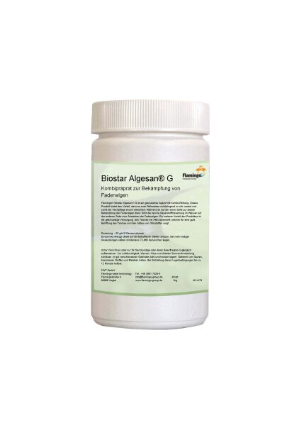 BIOSTAR® Algesan G 5 kg – Pulver zur Behandlung von Fadenalgen im Teich