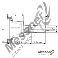 Messner Unterwasserscheinwerfer 20W LED