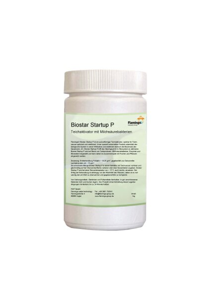 BIOSTAR® Startup P 10 kg – Teichaktivator für den biologischen Start und stabile Wasserverhältnisse